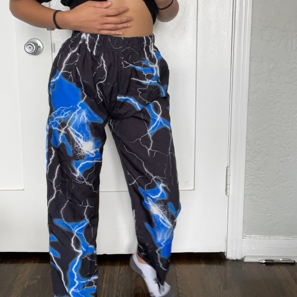 Electric Pants Streetwear Lightning storm trousers Perfect for XXS to S - Picture 1 of 10